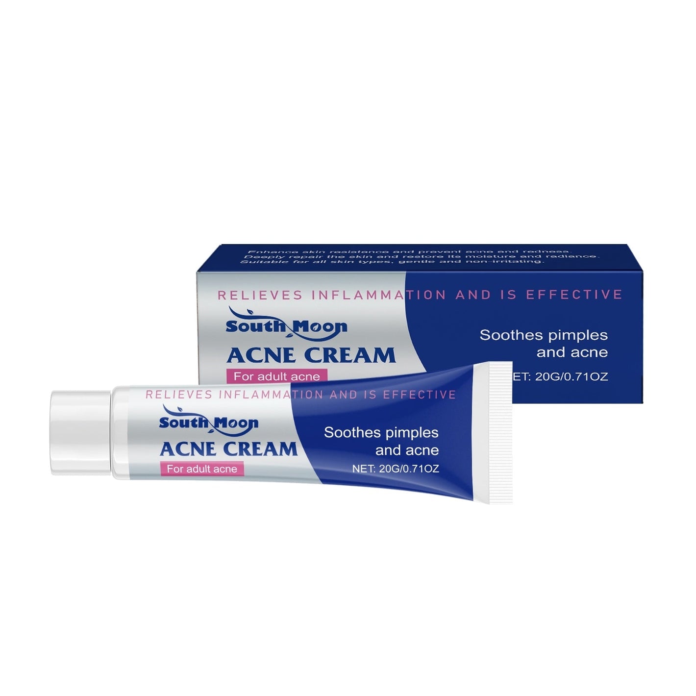 Herbal Acne Relief with Active Aloe Leaves and Salicylic Acid - Teleplus Cream herbal acne relief cream active