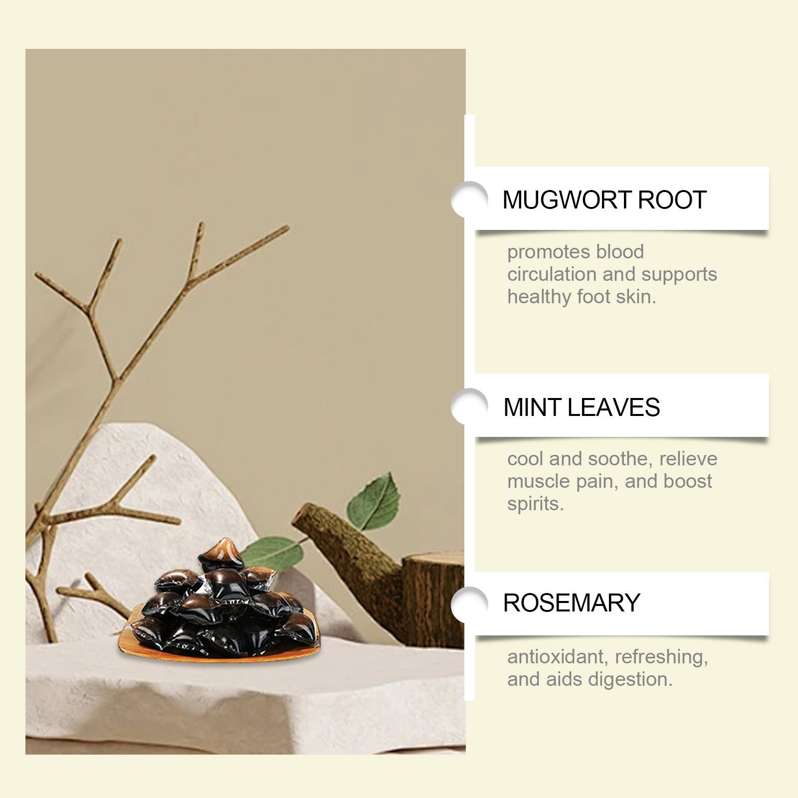 Herbal Foot Bath Soaking Gel Beads 10 Pieces for Relaxation and Wellness - Teleplus herbal foot bath soaking gel beads