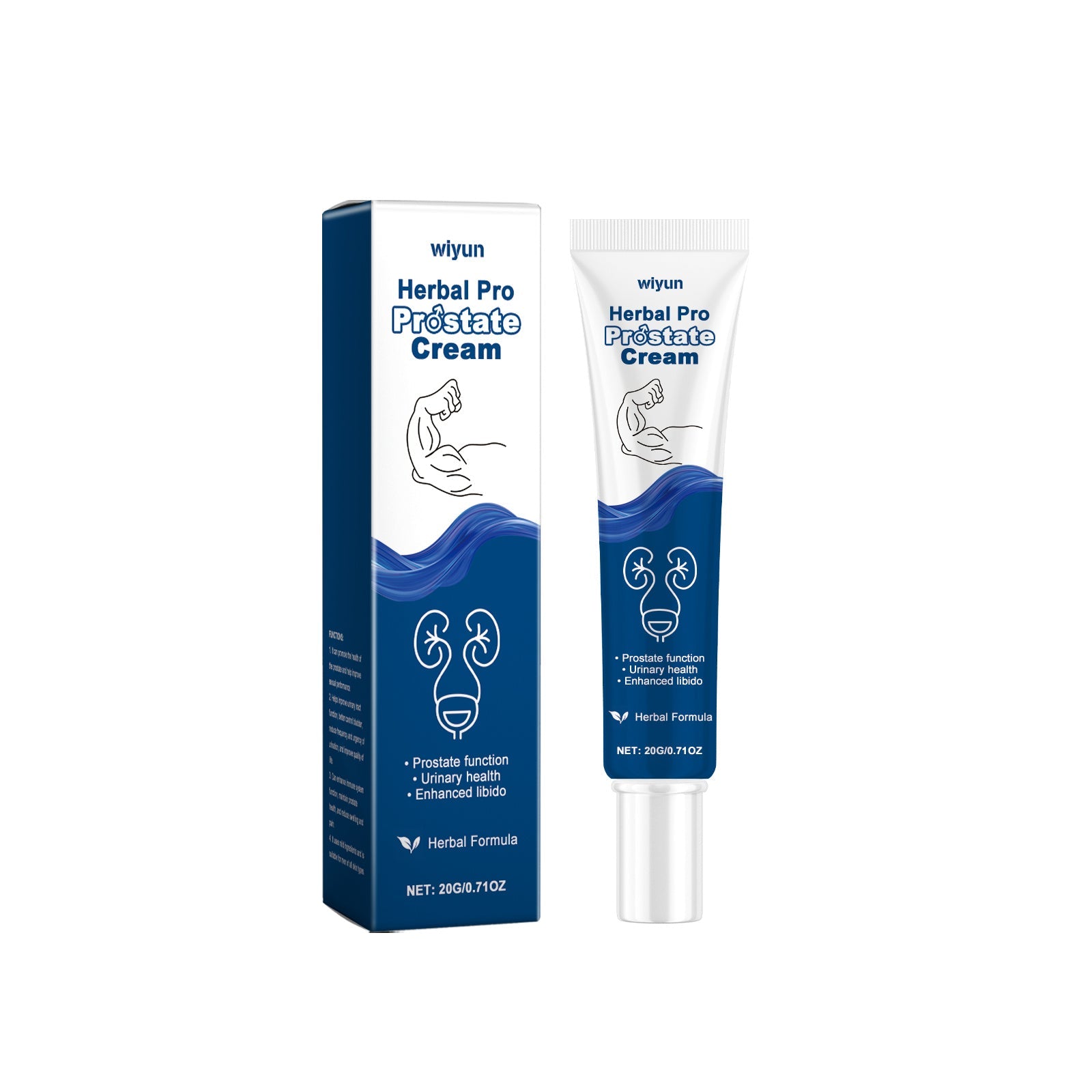 Herbal Prostate Cream with Saw Palmetto and Saffron Extracts - herbal pro prostate cream