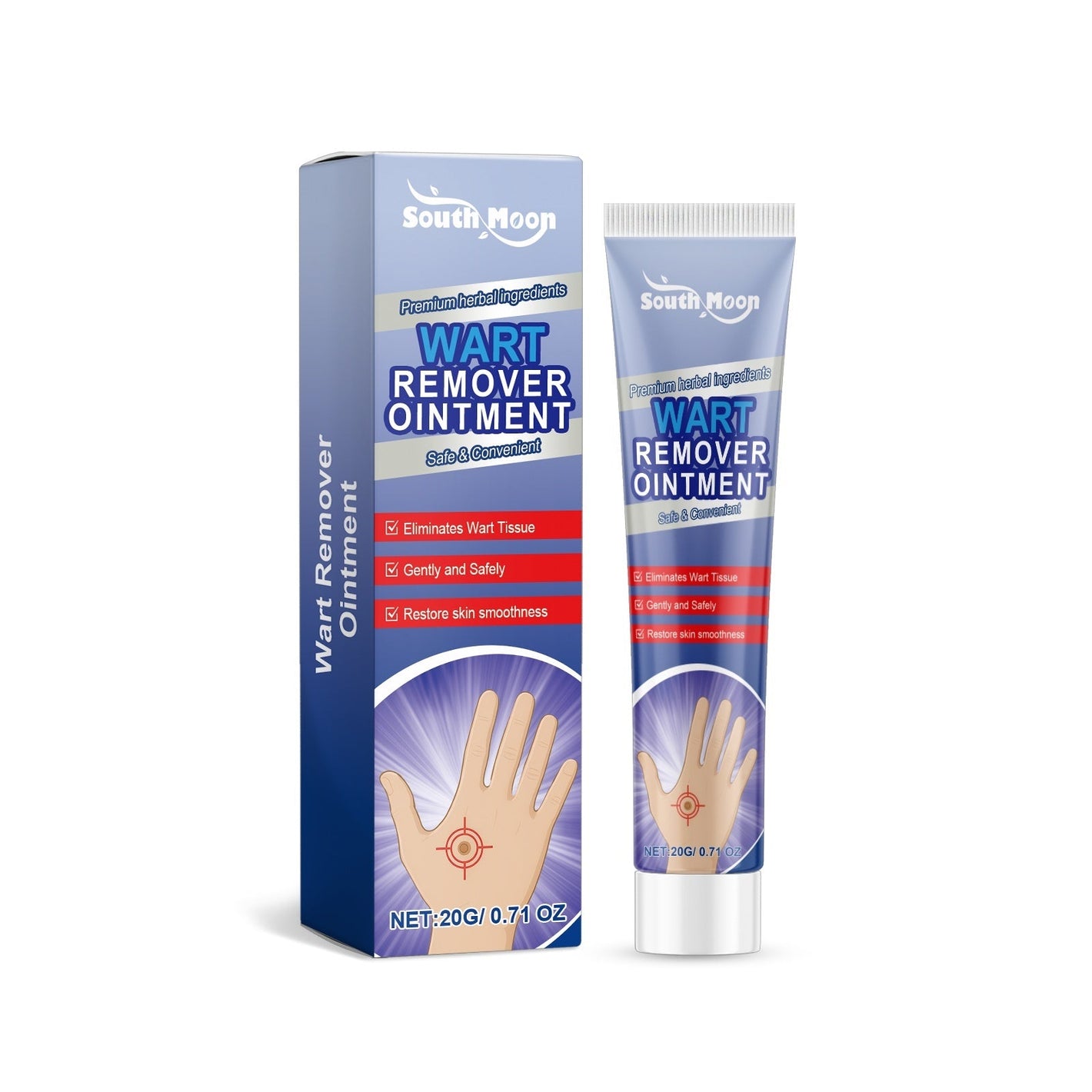 Herbal Wart Remover Cream with Mint Leaves and Fructus Cnidii Extract - Teleplus mint leaves fructus cnidii herbal wart