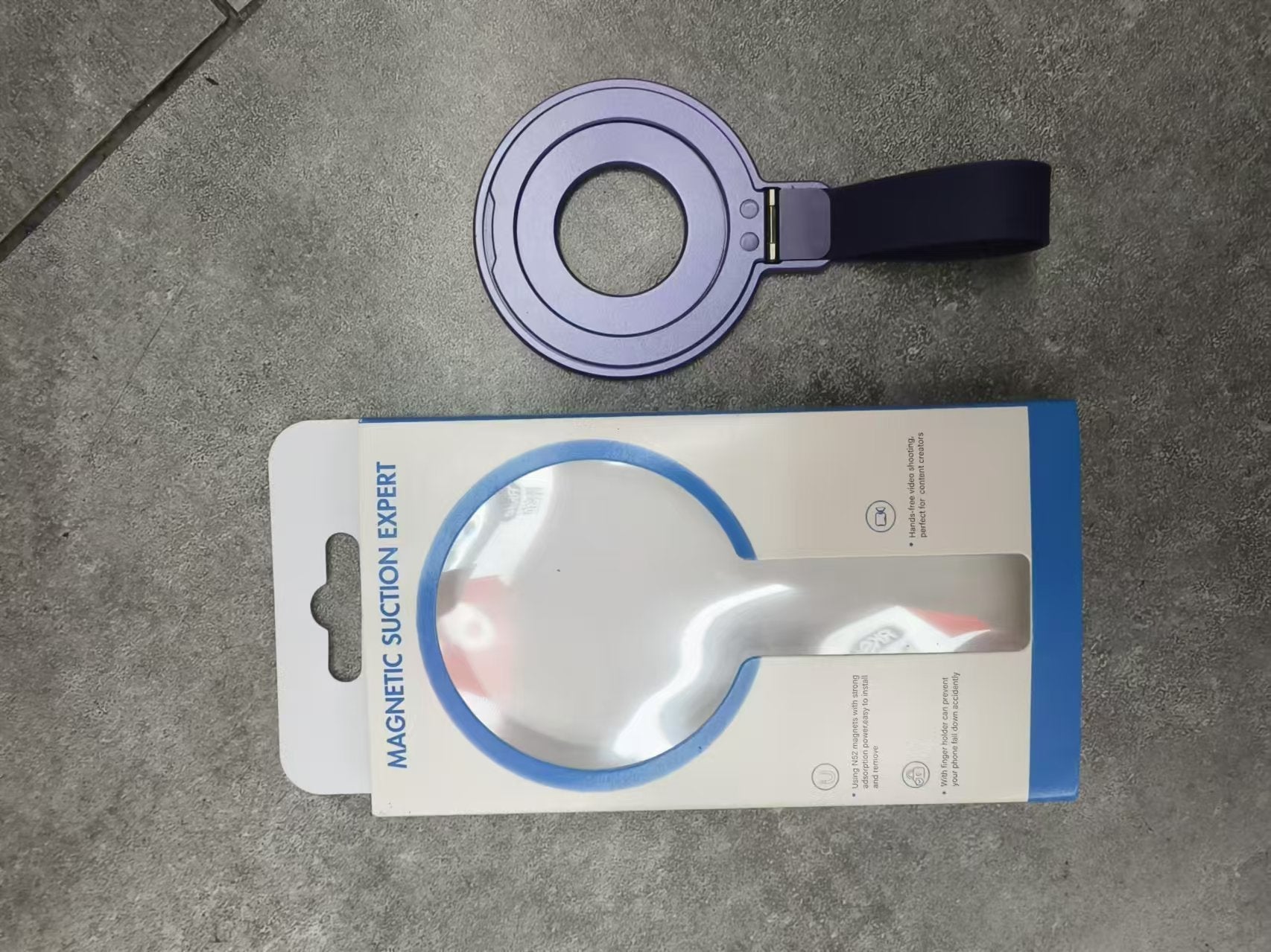 High-End Double-Sided Magnetic Phone Holder Portable Aluminum Alloy Design - Teleplus magnetic phone holder portable