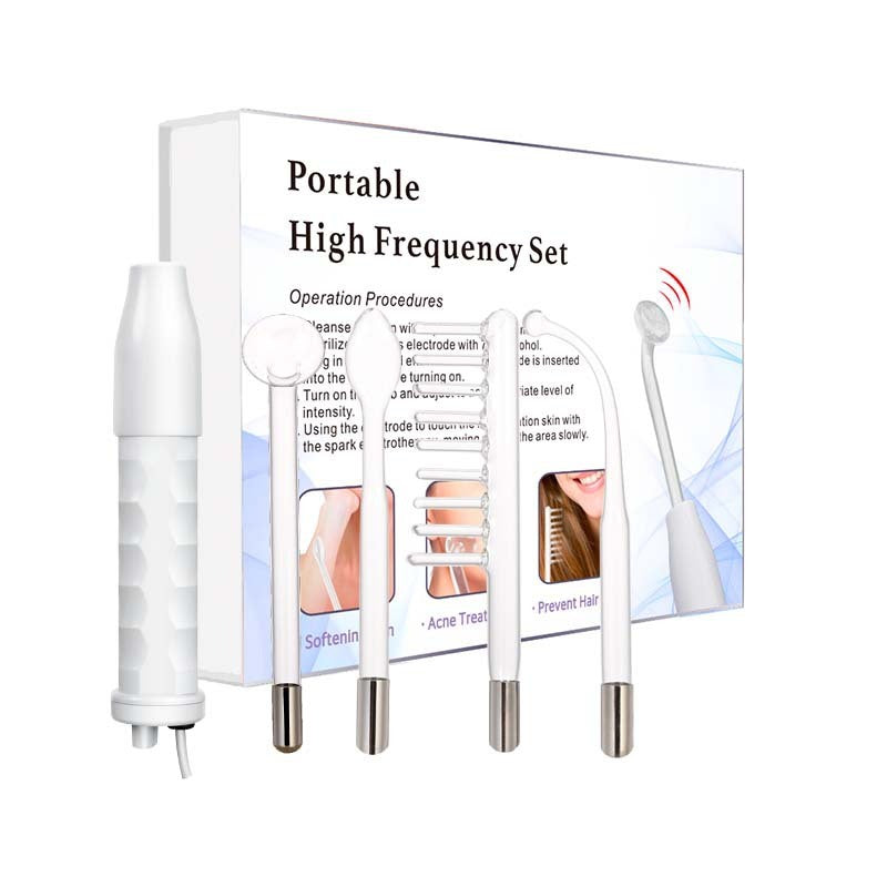 European Standard Family Electronic Eutic Light Therapy Device Set - High Frequency Appliance for Radiant Skin high