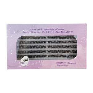 High Imitation Cluster Eyelash Set for DIY Lash Extensions - Teleplus single cluster eyelash set