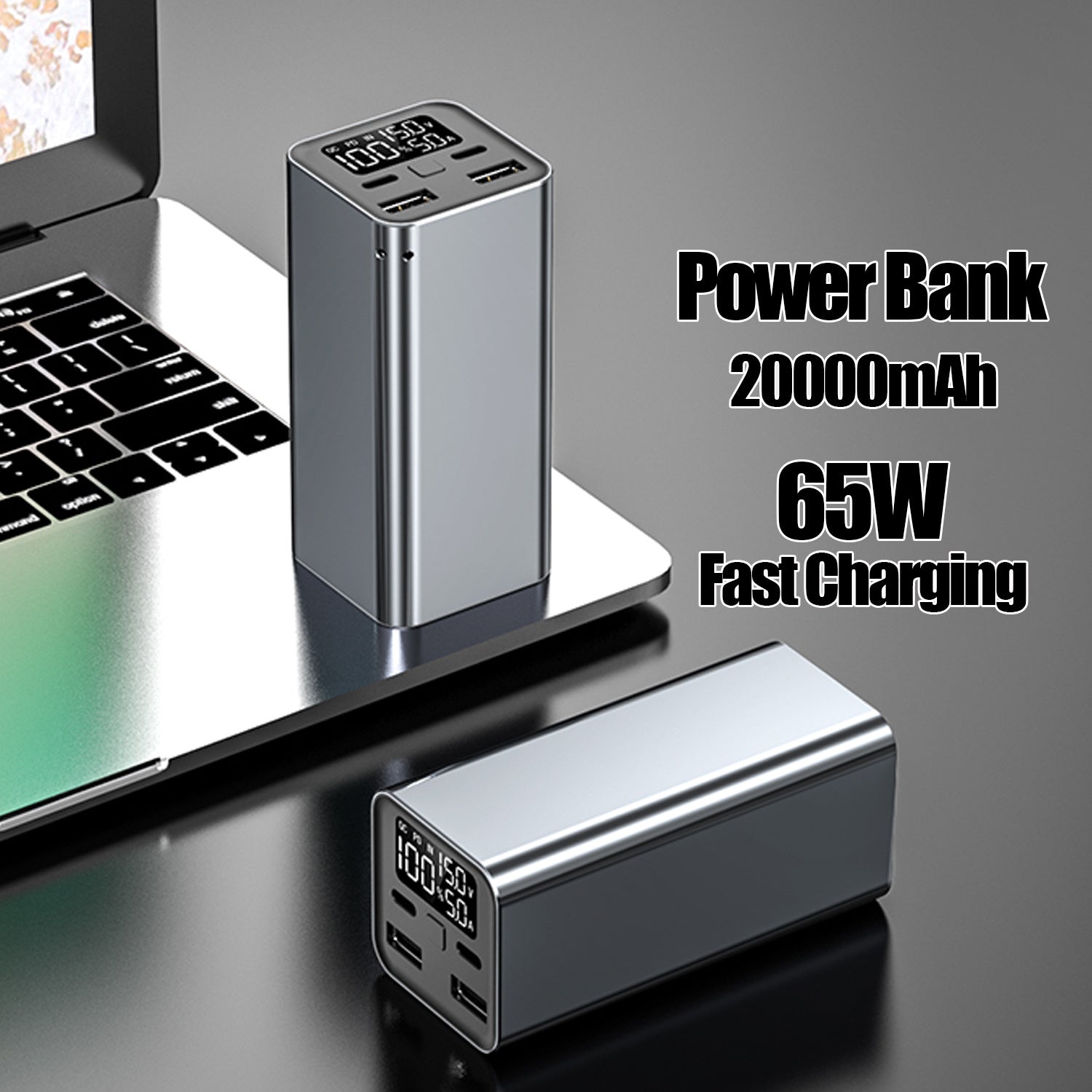 High Power Laptop Charging Bank - High Power Laptop Charging Bank 65W and 20000mAh