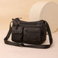 High-Quality Washed Polyester Crossbody Bag with Multiple Pockets - Teleplus for Daily Use washed high quality