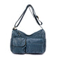 High-Quality Washed Polyester Crossbody Bag with Multiple Pockets - Teleplus for Daily Use washed high quality
