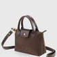 Brown Suede Versatile PU Leather Shoulder Bag for Women
