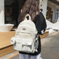 High School And College Student College Style Computer Bag Couple Backpack - Stylish Couple Backpack No Pendant