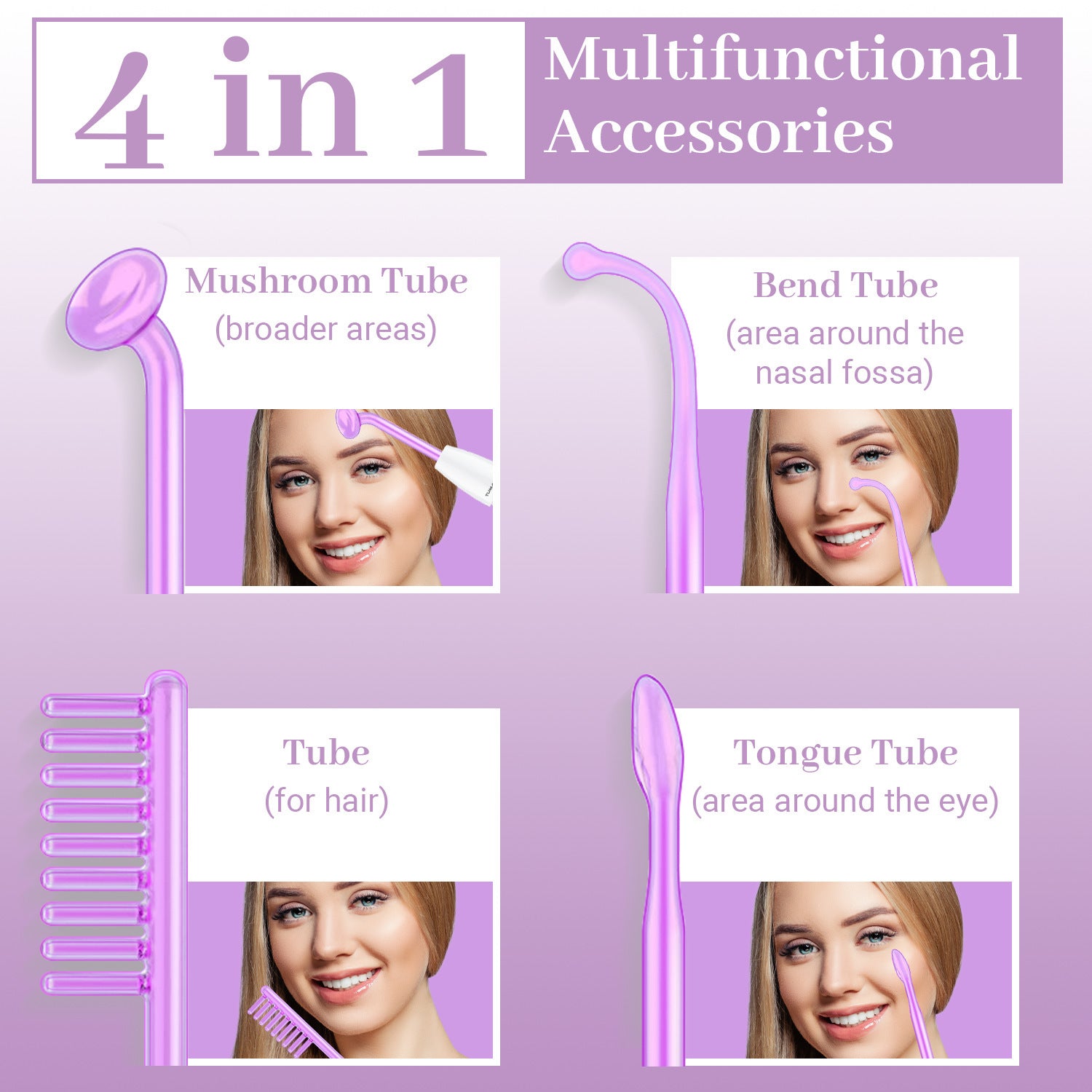 High Frequency Beauty Equipment with Wave Electrotherapy Rod for Skin Rejuvenation - Zap Your Fun high wave