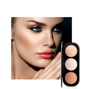 Highlight Repair Blush Makeup Palette with Universal Soft Rouge Color - highlight repair blush makeup palette