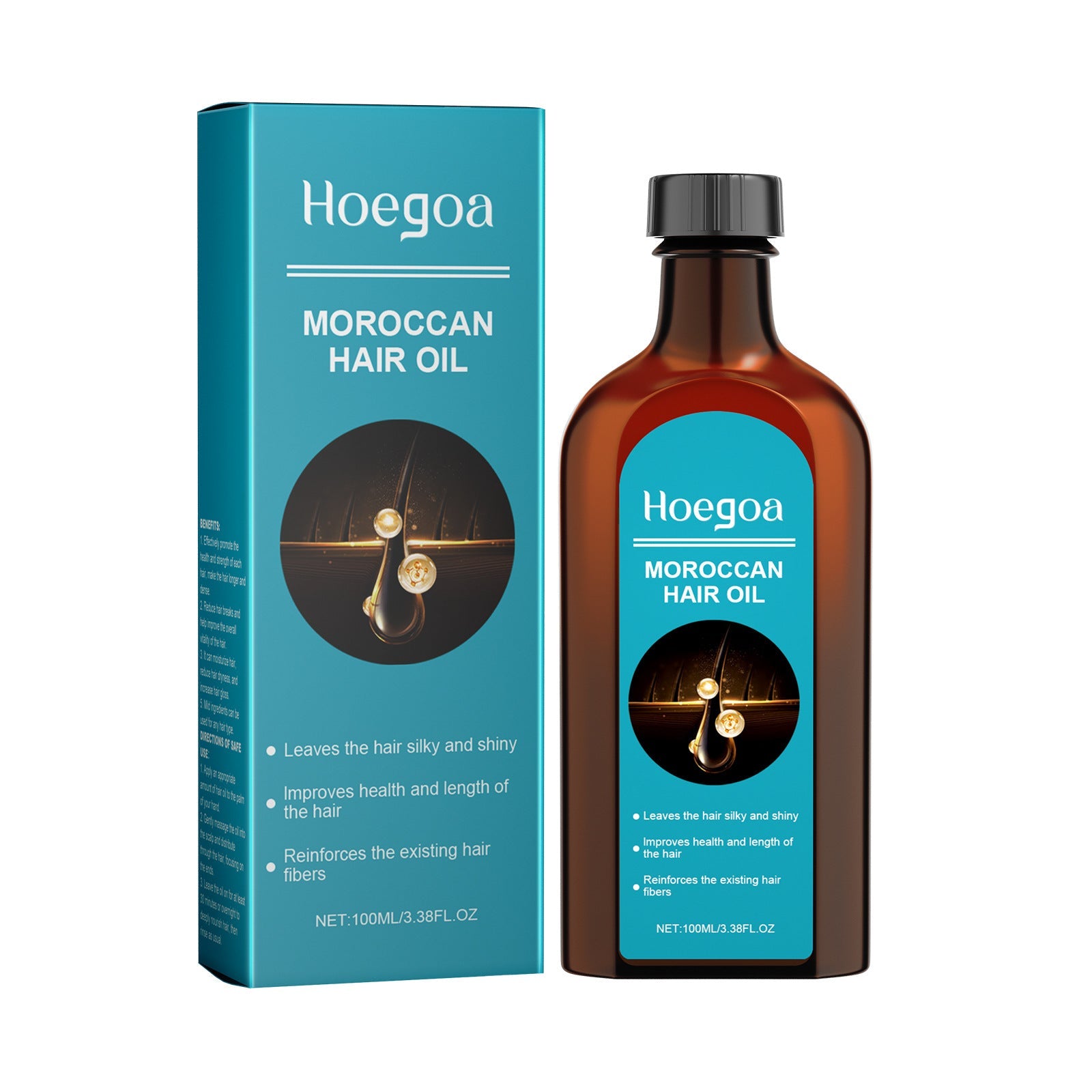 Hoegoa Moroccan Hair Care Essential Oil 100ml for Disposable Treatment - hoegoa moroccan hair care disposable