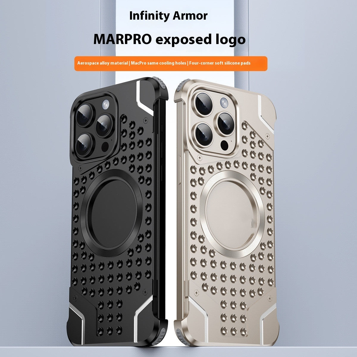 Boundless Armor Magnetic Suction Heat Dissipation for Effective Sublimation - High-End Case magnetic suction heat