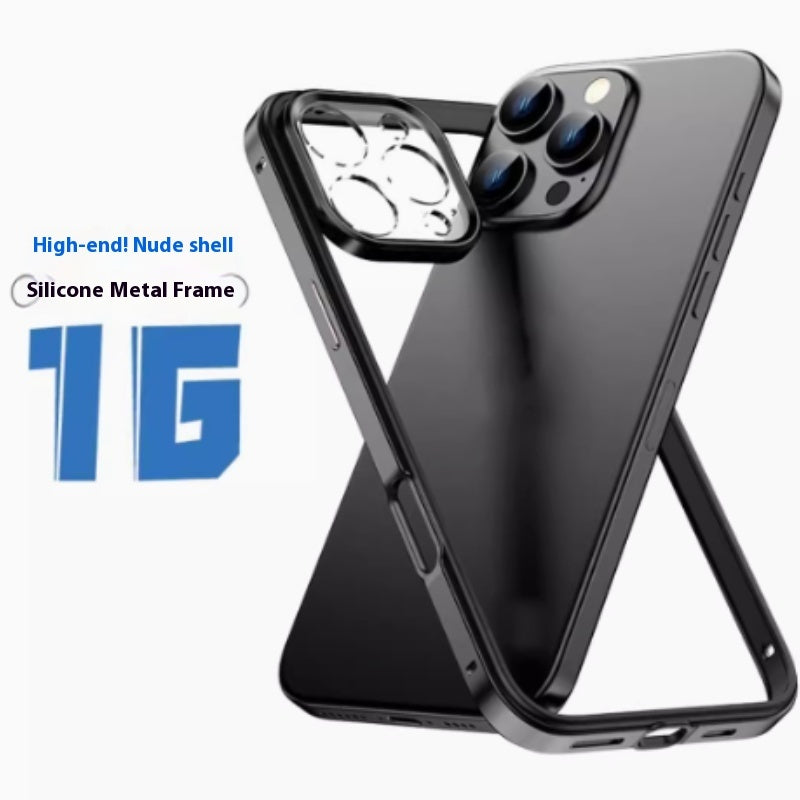 Hollow Out Heat Dissipation Metal Phone Case With 15promax Lens Film All Inclusive - Chill Your Pro Max iPhone