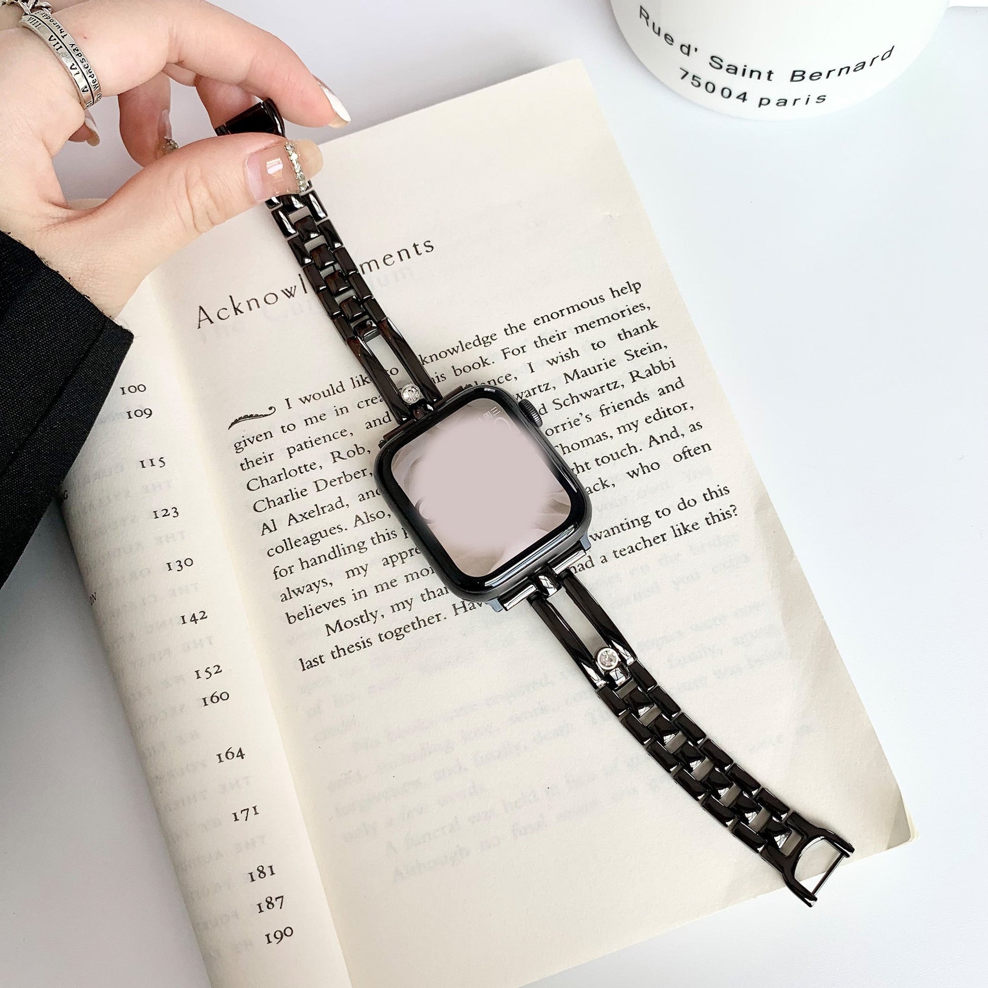 Hollow Small Fragrance Chain Thin Watch Strap - Fine Hollow Small Fragrance Chain Watch Strap