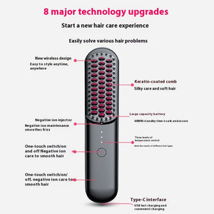 Home Anion Wireless Portable Hair Curler with Negative Ion Packaging - for Easy Styling home anion wireless portable