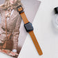 Home Fashion Simple Leather Watch Strap - Sky Blue Leather Watch Strap for Apple Watch