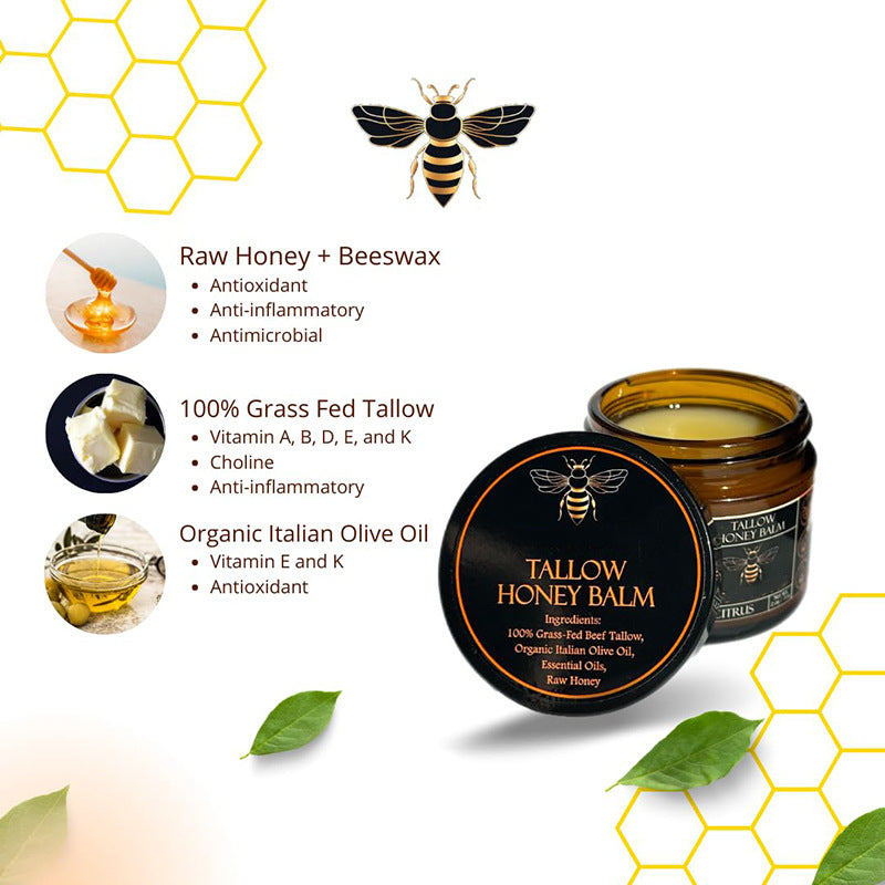 Honey Paste Moisturizing Cream for Skin and Body 100g - butter honey paste moisturizing skin cream