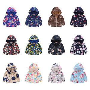 Hooded Baby Cute Zipper Sweater for Children 3-8 Years Seasonal Wear - hooded baby cute zipper sweater