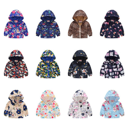 Hooded Baby Cute Zipper Sweater for Children 3-8 Years Seasonal Wear - hooded baby cute zipper sweater