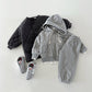 Hooded Long Sleeve Sweater Children Trousers Two-piece Set - Cozy Up Kids in This Hoodie and Trouser Duo