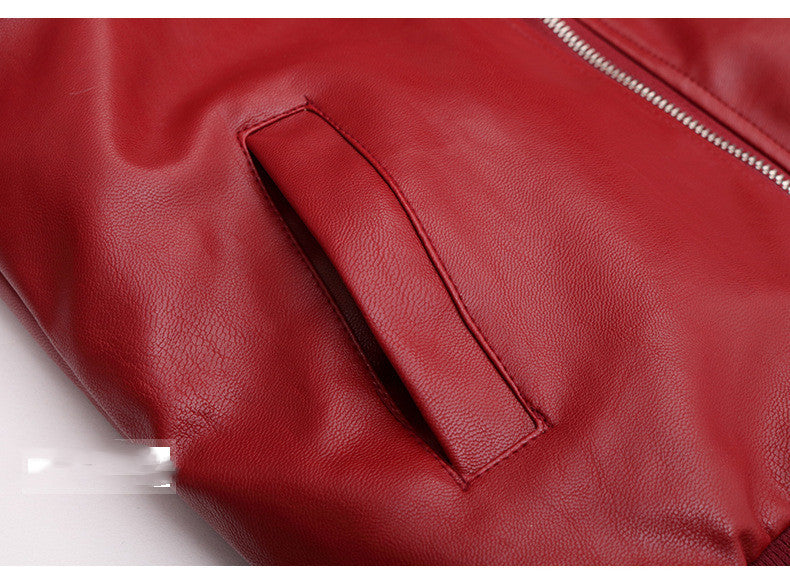 Hooded Padded Coat Leather Jacket with PU and Polyester Lining - Teleplus for Men hooded padded coat leather jacket wear