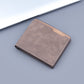 Horizontal Light and Dark Brown Ultra PU for United States CHF Products - Say Goodbye to Bulky Pockets with This Wallet