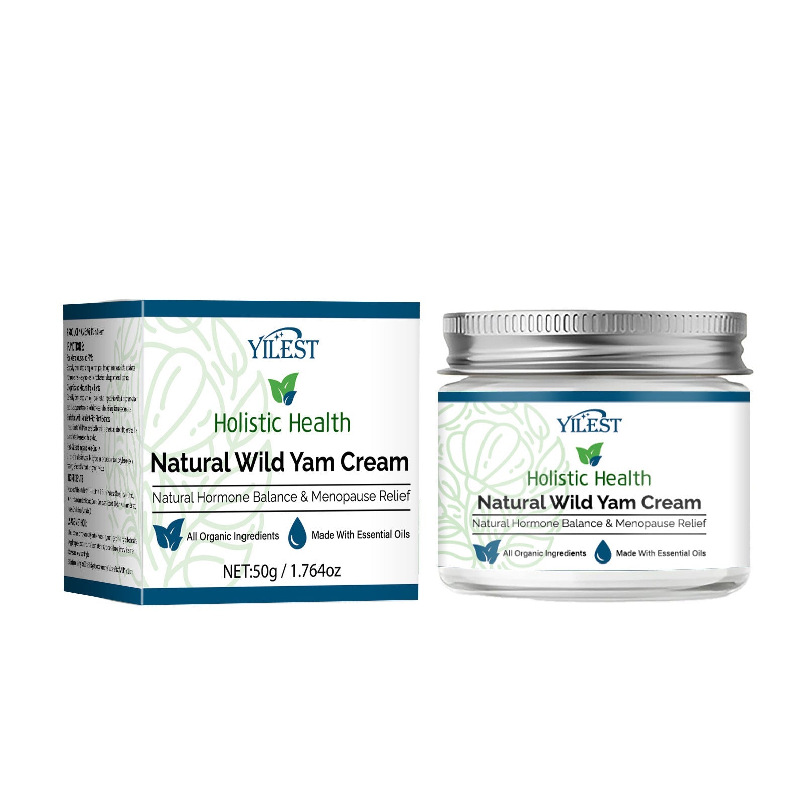 Hormone Moisturizing Chinese Yam Face Cream for All Skin Types 50g - hormone moisturizing chinese yam face