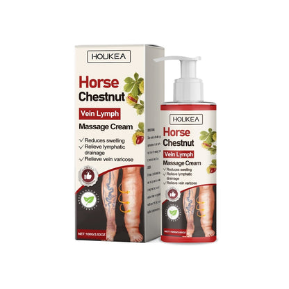 Horse Chestnut Lymph Massage Cream for Vein and Support - Teleplus vein lymph massage cream horse chestnut
