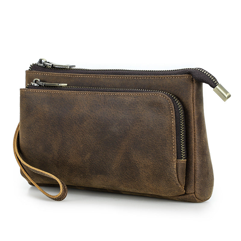 Horse Leather Storage Bag for Wallets and Mobile Phone Accessories - storage bag