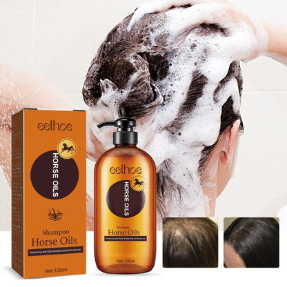 Horse Oil Shampoo for Deep Cleansing Scalp and Dandruff - horse oil shampoo deep cleansing scalp dandruff