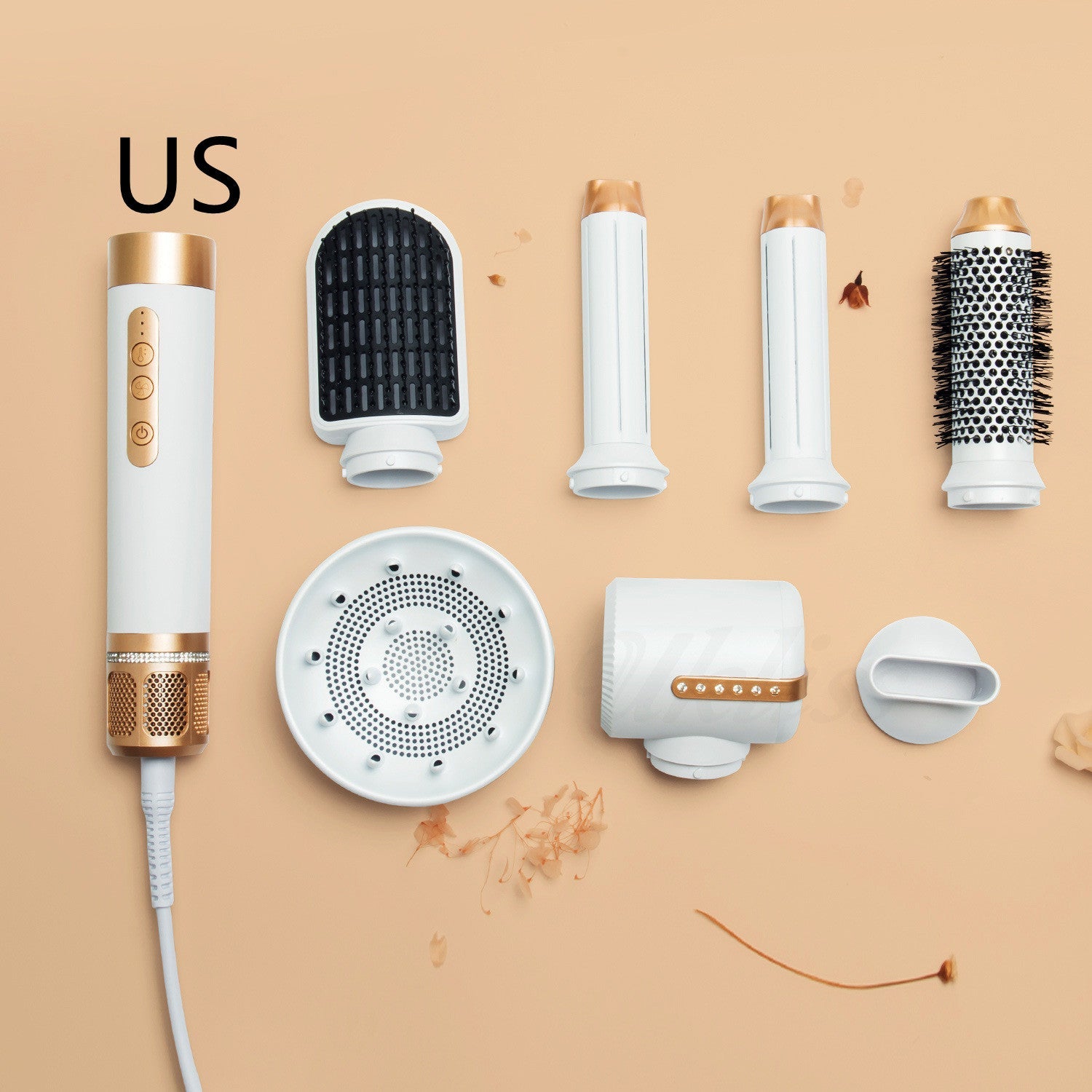 Hot Air Comb with Tourmaline Ceramic for Fast Hair Straightening and Curling - Teleplus Styling hot air comb automatic