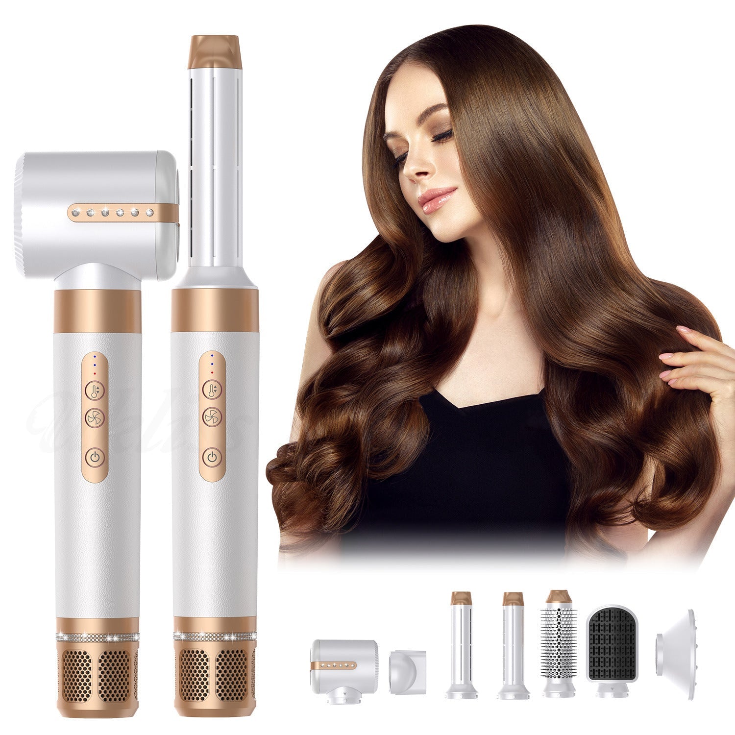 Hot Air Comb with Tourmaline Ceramic for Fast Hair Straightening and Curling - Teleplus Styling hot air comb automatic