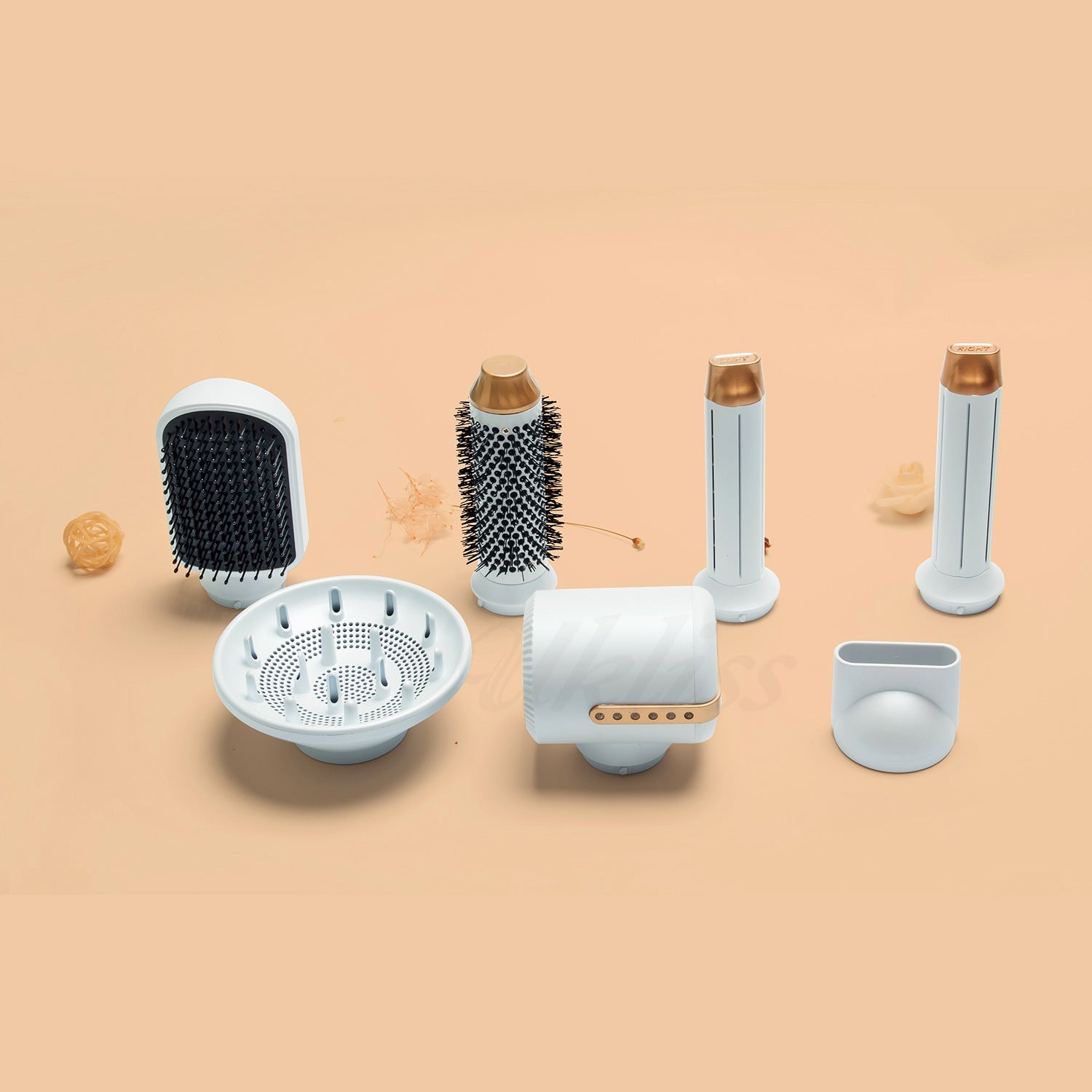 Hot Air Comb with Tourmaline Ceramic for Fast Hair Straightening and Curling - Teleplus Styling hot air comb automatic