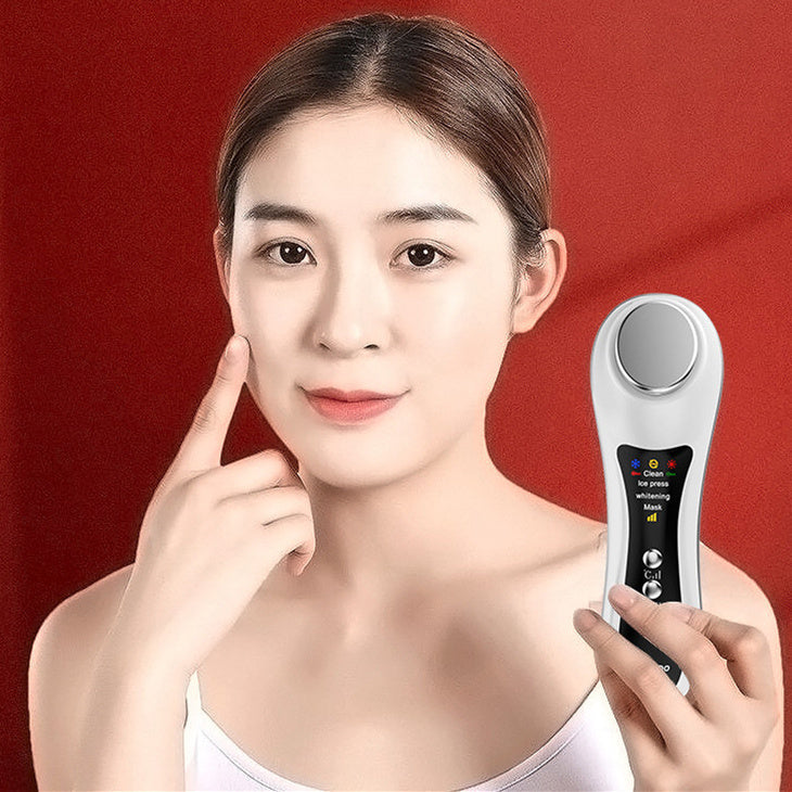 Multifunctional Color Light Skin Rejuvenation and Cold Eye Massage Machine - Hot for Fine Lines Bliss cold eye massage