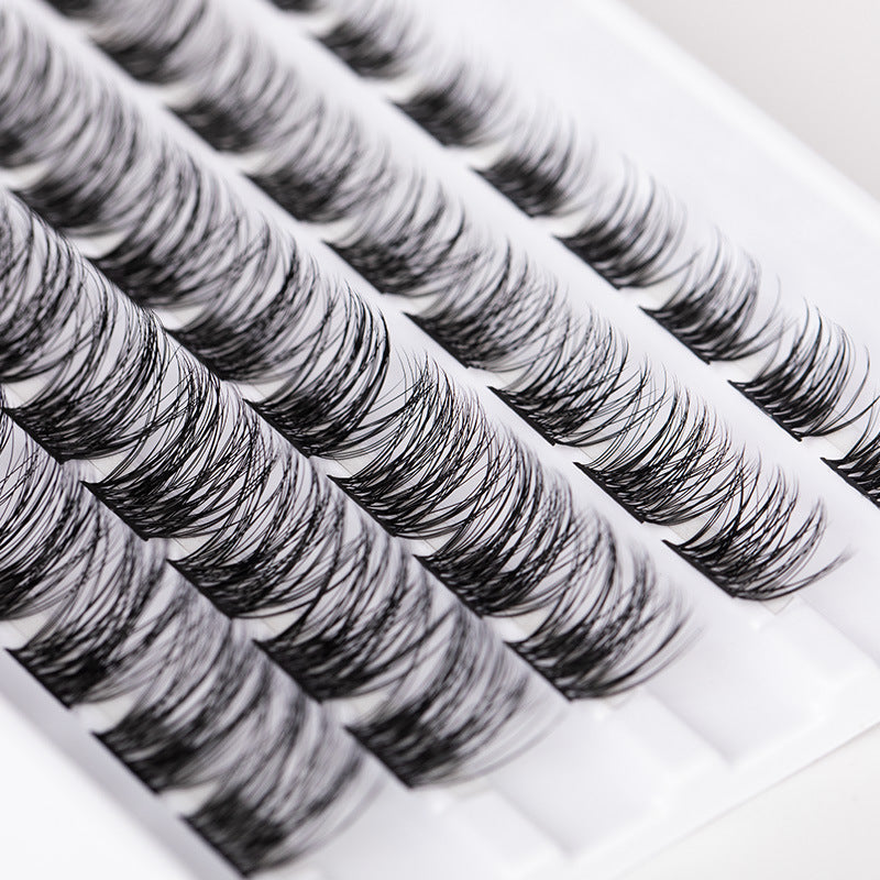 Hot Melt Individual Segmented False Eyelashes 45 Clusters Natural Length - Teleplus hot melt individual segmented false