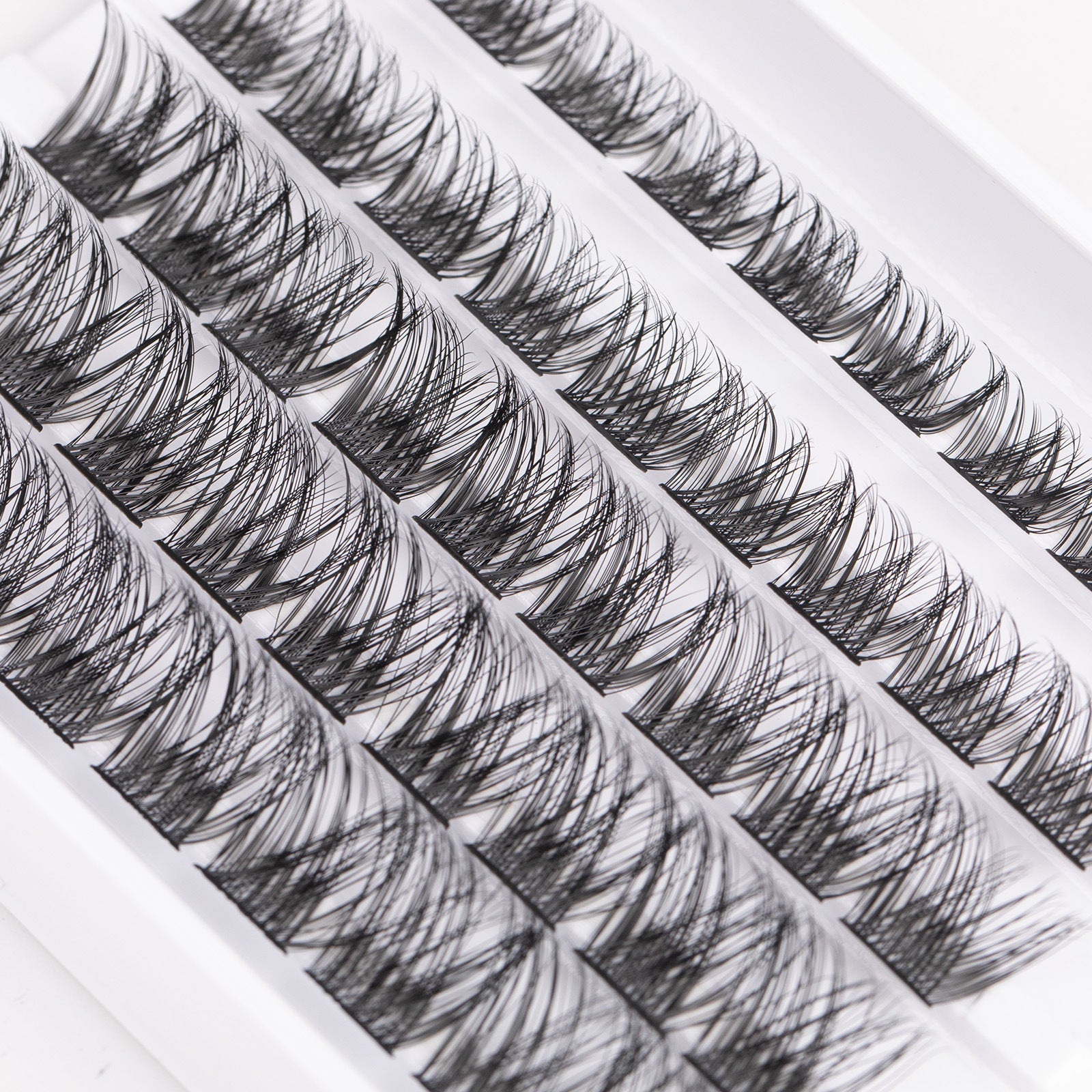 Hot Melt Individual Segmented False Eyelashes 45 Clusters Natural Length - Teleplus hot melt individual segmented false