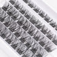 Hot Melt Individual Segmented False Eyelashes 45 Clusters Natural Length - Teleplus hot melt individual segmented false