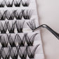 Hot Melt Individual Segmented False Eyelashes 45 Clusters Natural Length - Teleplus hot melt individual segmented false