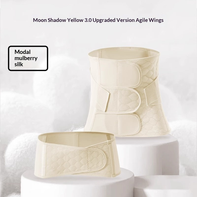 Hot-Selling Modal Mulberry Silk Belly Band Set with Gift Box Taro Purple - hot-selling [modal mulberry silk belly band