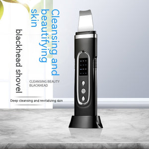 Household Beauty Ultrasonic Skin Cleaner for Blackhead Removal Black Tool - Say Goodbye to Blackheads with Magic