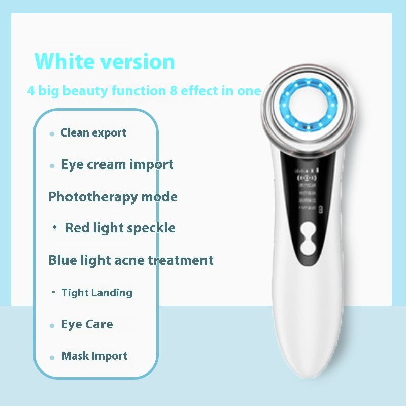 Color Light Beauty Facial Massage Instrument with Multiple Modes and Rechargeable Battery - Glow Up the color light