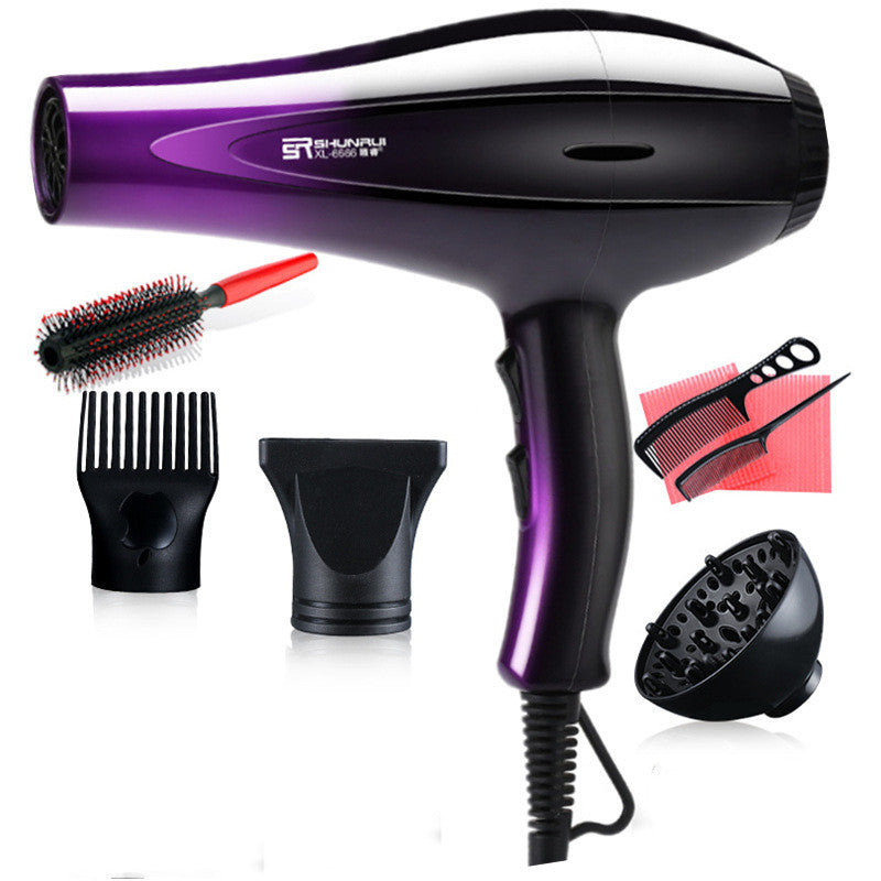 Household Heating and Cooling Air Hair Dryer with Concentrator Curling Iron - Teleplus household heating cooling air