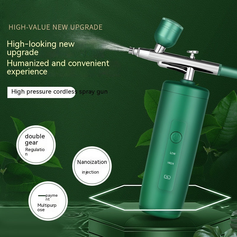 Household High Pressure Nano Oxygen Injection Device with 5V ABS and Aluminum Alloy - Moisturizing for Glowing Skin