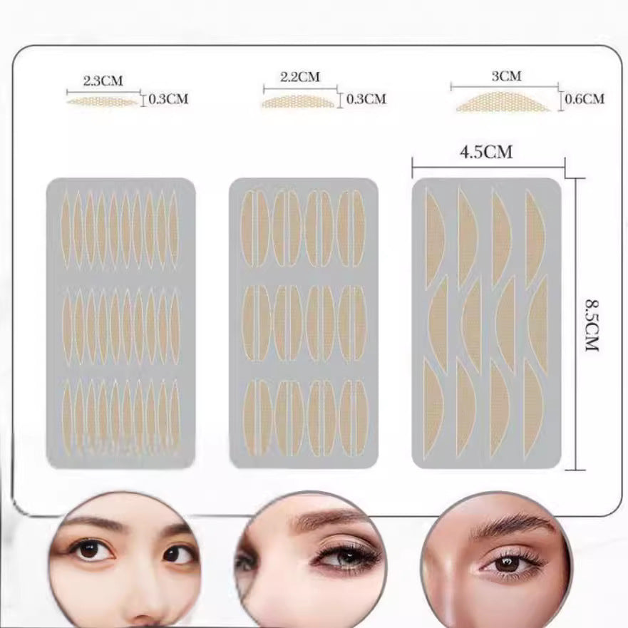 Household Non-Woven Fabric Eyelid Sticker Set in Multiple Sizes - Teleplus fabric eyelid sticker set non-woven multiple