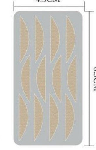 Household Non-Woven Fabric Eyelid Sticker Set in Multiple Sizes - Teleplus fabric eyelid sticker set non-woven multiple