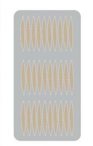 Household Non-Woven Fabric Eyelid Sticker Set in Multiple Sizes - Teleplus fabric eyelid sticker set non-woven