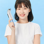 White Gear Pore Cleaning Beauty Apparatus with Electric Rotation and Suction - for Squeaky Clean Fun household pore