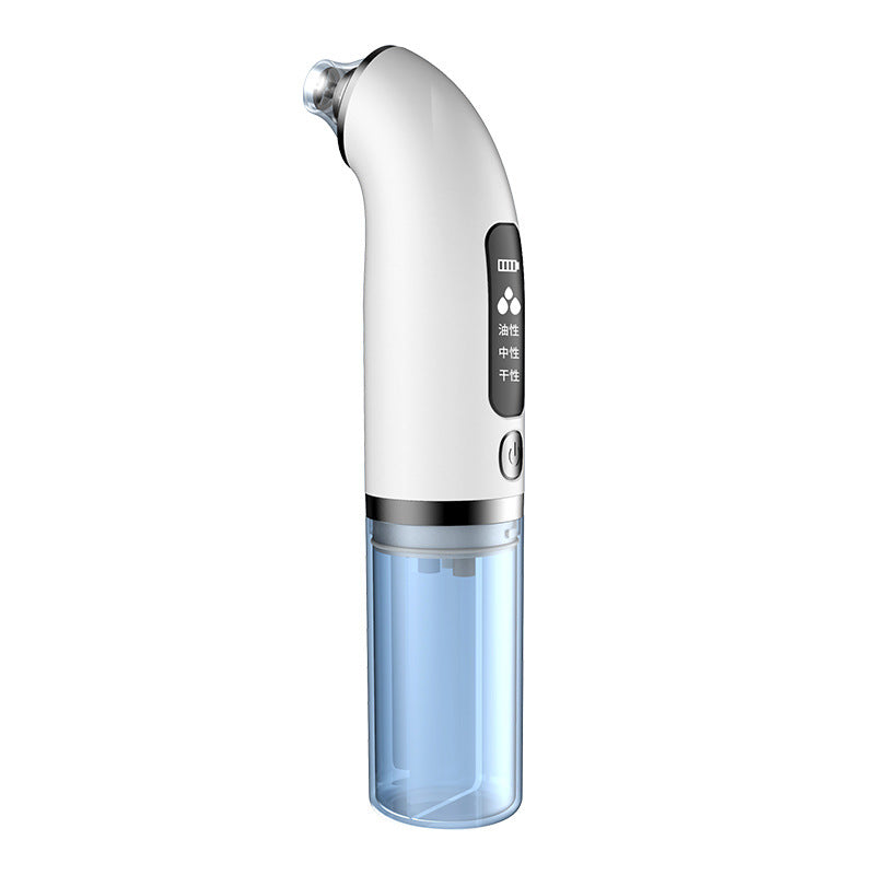 White Gear Pore Cleaning Beauty Apparatus with Electric Rotation and Suction - for Squeaky Clean Fun household pore