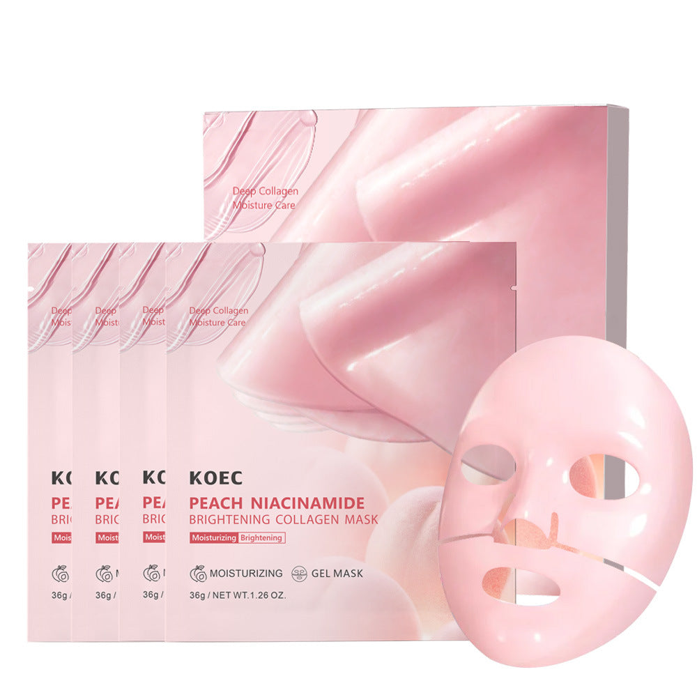 Houttuynia Cordata Mask 4pc and Peach Niacin Face Set - mask
