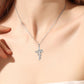 Hummingbird Cross Necklace Gifts for Women Sterling Silver - Hummingbird Cross Necklace for Joyful Souls